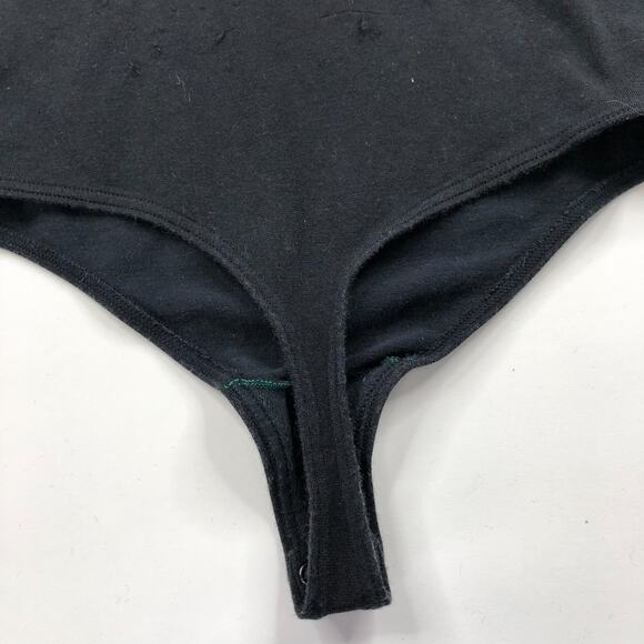 Wolford Leotard S/M? Pullover No Button Long Sleeve Top Black Faded PLS READ HRJ - Picture 12 of 13